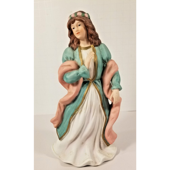 VTG Homco HOME INTERIORS 8" Mary Figurine For Nativity Set - Picture 2 of 5